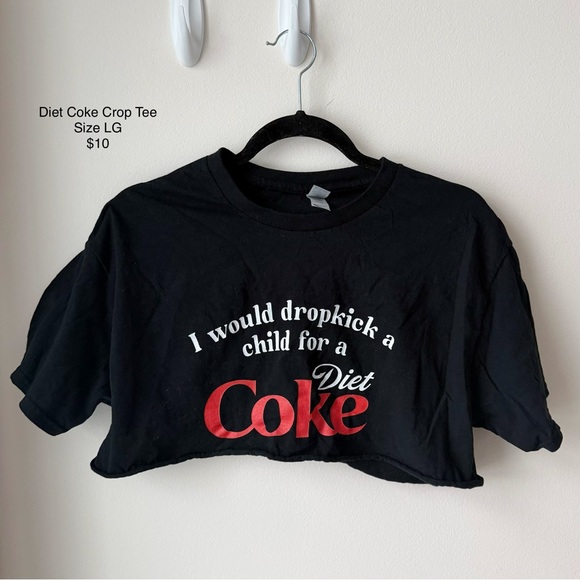 Tops - Diet Coke Crop Tee